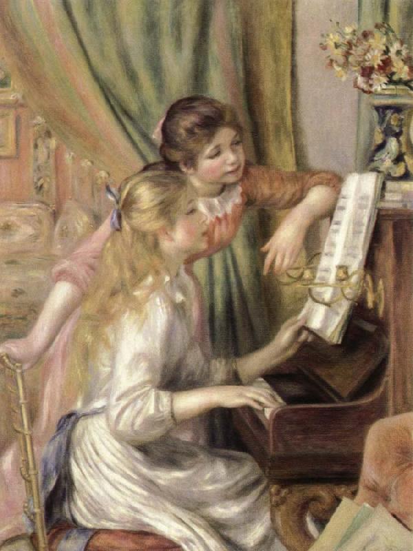 Pierre-Auguste Renoir young girls at the piano Spain oil painting art